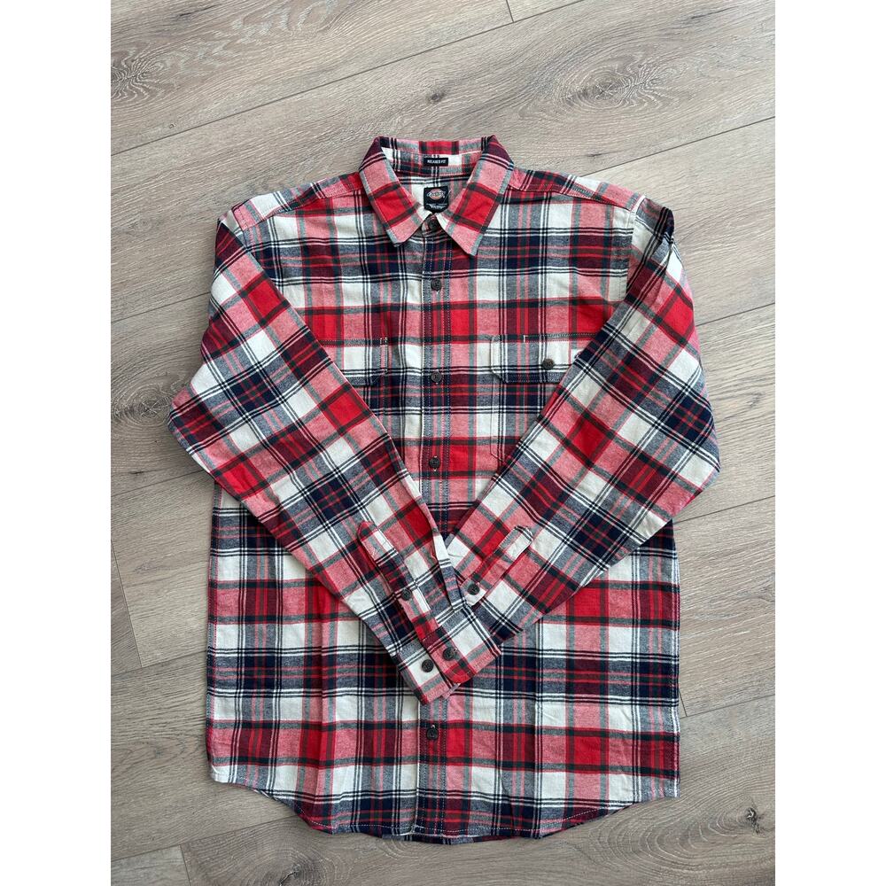 Dickies Flex Flannel Relaxed Long-Sleeve Shirt - Men's Size Small